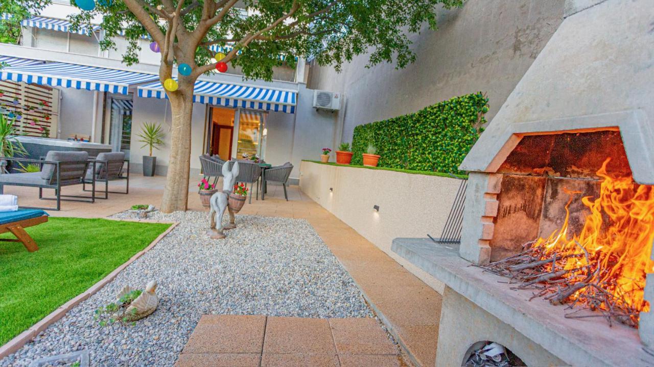 New Delux Green Garden Apartment With Hotube **** Spalato Esterno foto